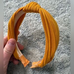 NWOT Loft Yellow Velvet Headband